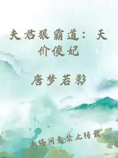 夫君狠霸道：天价傻妃