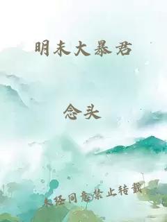 明末大暴君